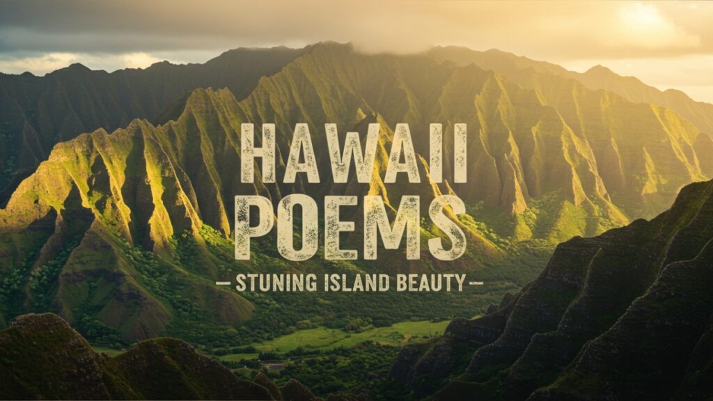 Hawaii Beauty Poems: Stunning Island Beauty
